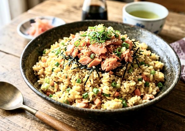 鮭チャーハン